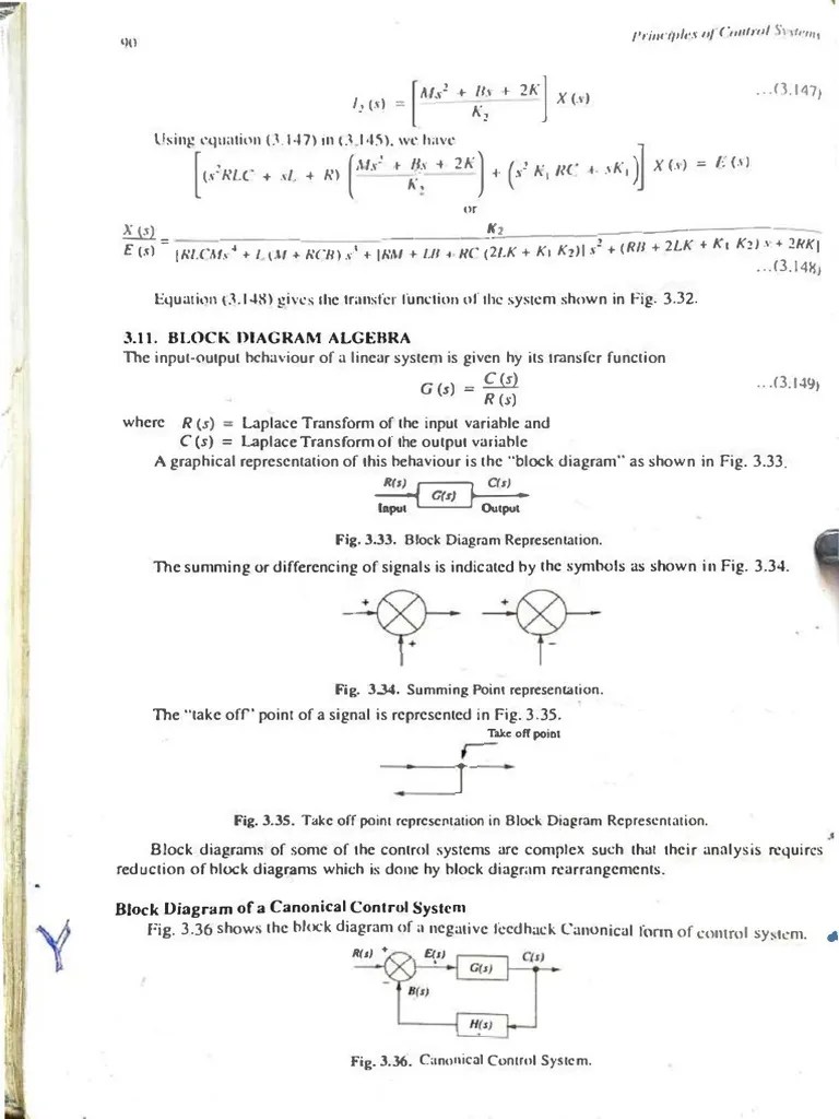 Block Diagrams, SFG And System Feedback | PDF | Mathematical Objects ...