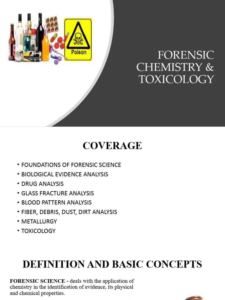 Forensic Chemistry And Toxicology - Forensic Science | PDF | Blood Cell ...
