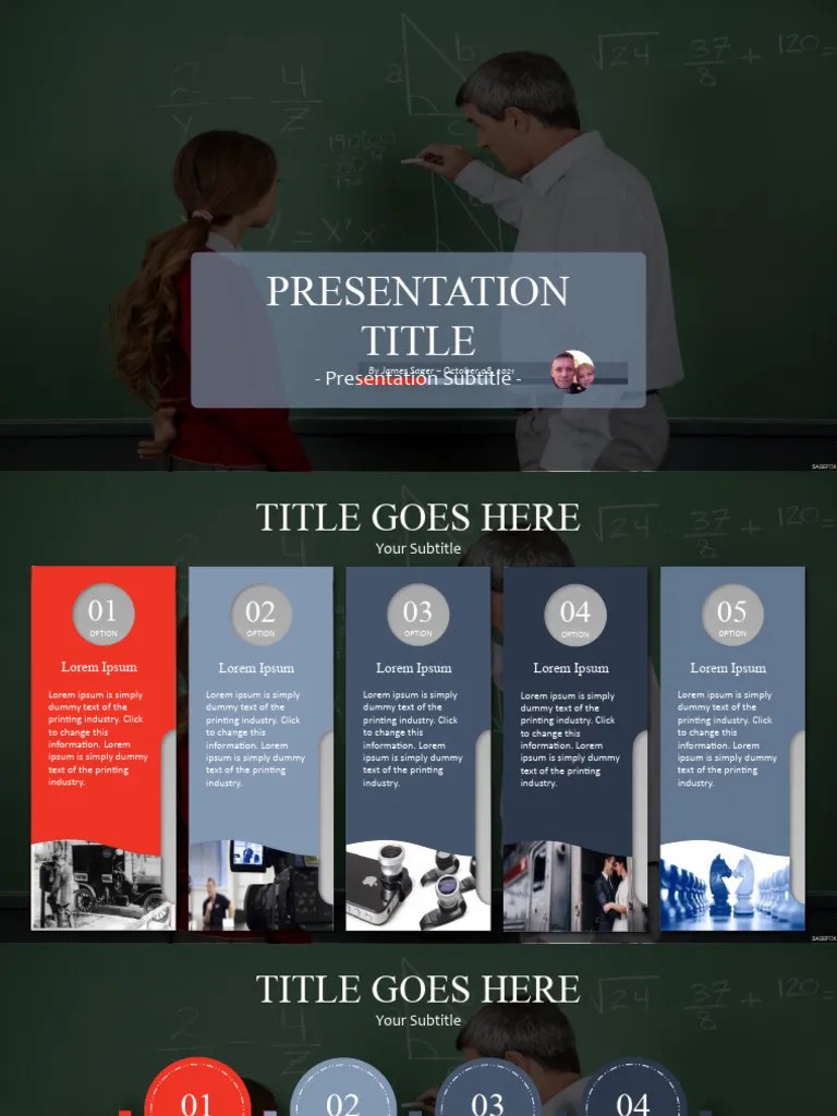 Teaching PowerPoint Template FREE By SageFox V33.100718 11 | PDF