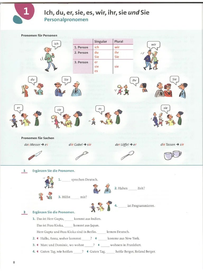Grammatik Aktiv A1-B1 001 | PDF