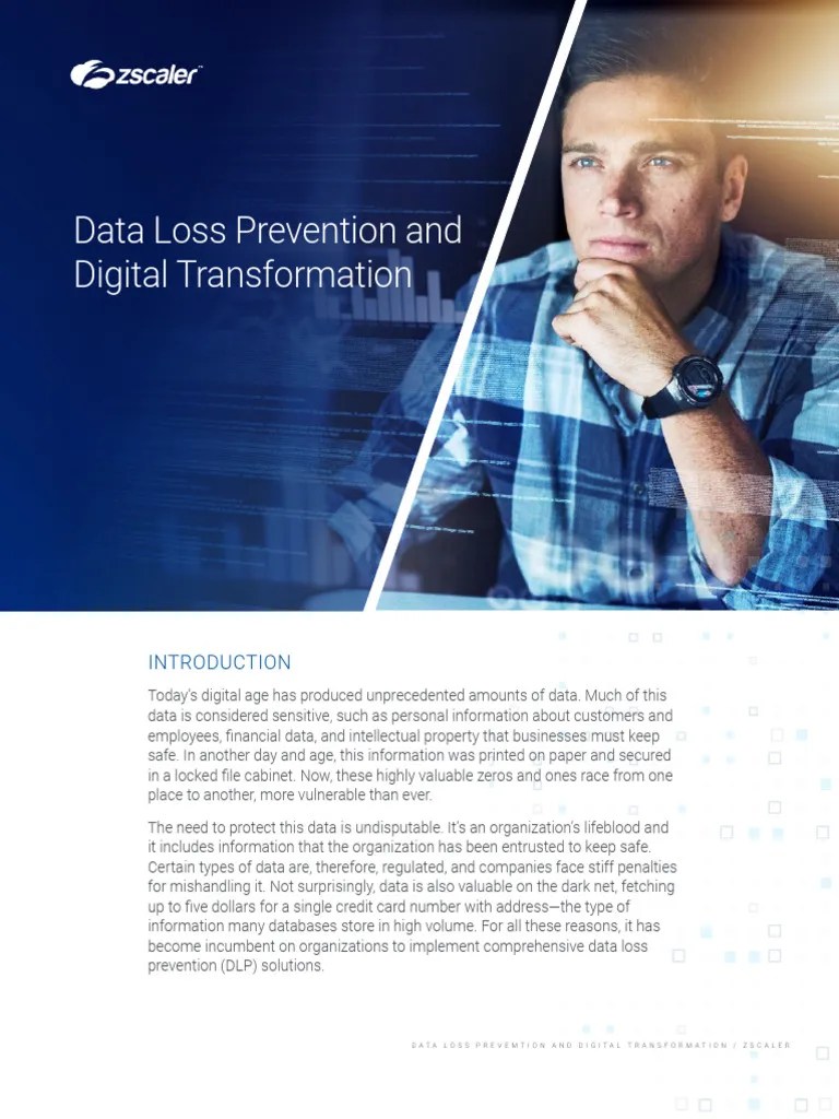 Data Loss Prevention And Digital Transformation | PDF | Cloud Computing ...