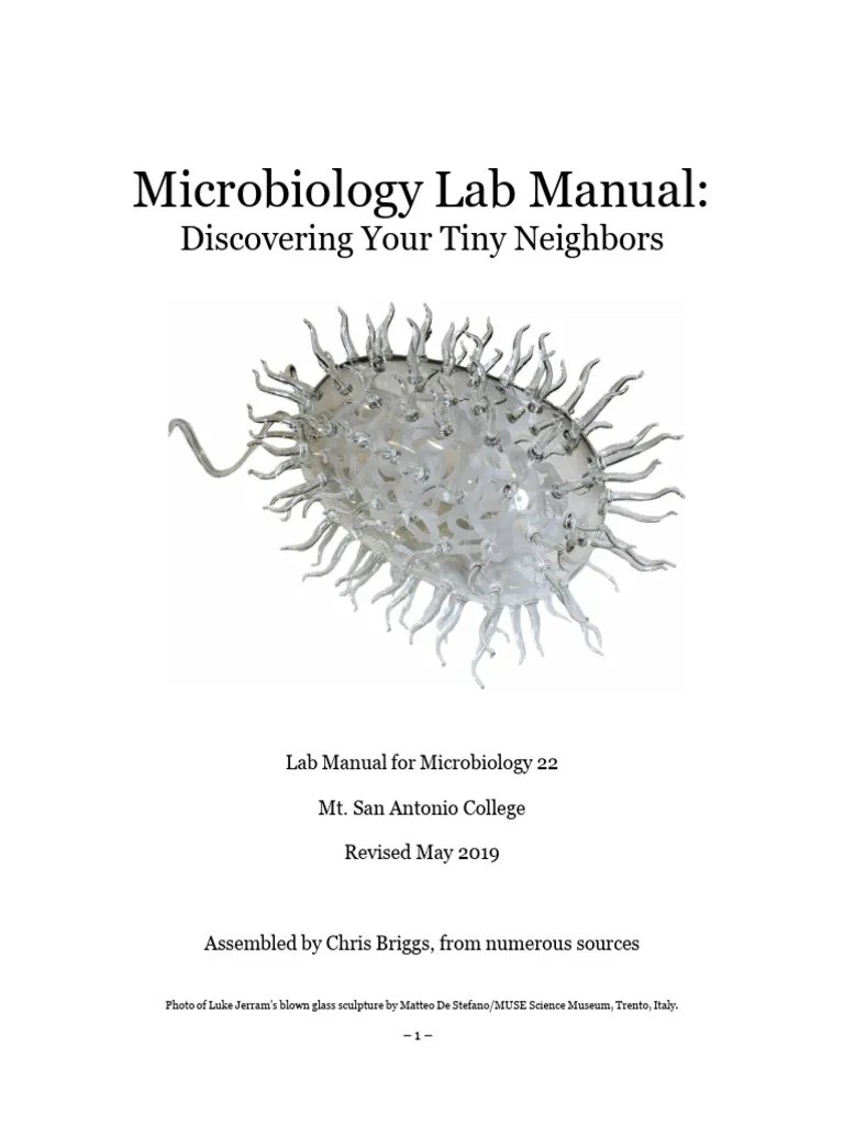 Micr 22 Lab Manual | PDF | Microscope | Cell (Biology)