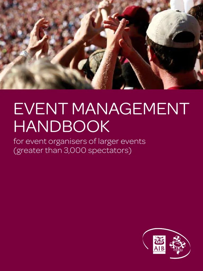 Event Management Handbook | PDF | Risk | Risk Assessment
