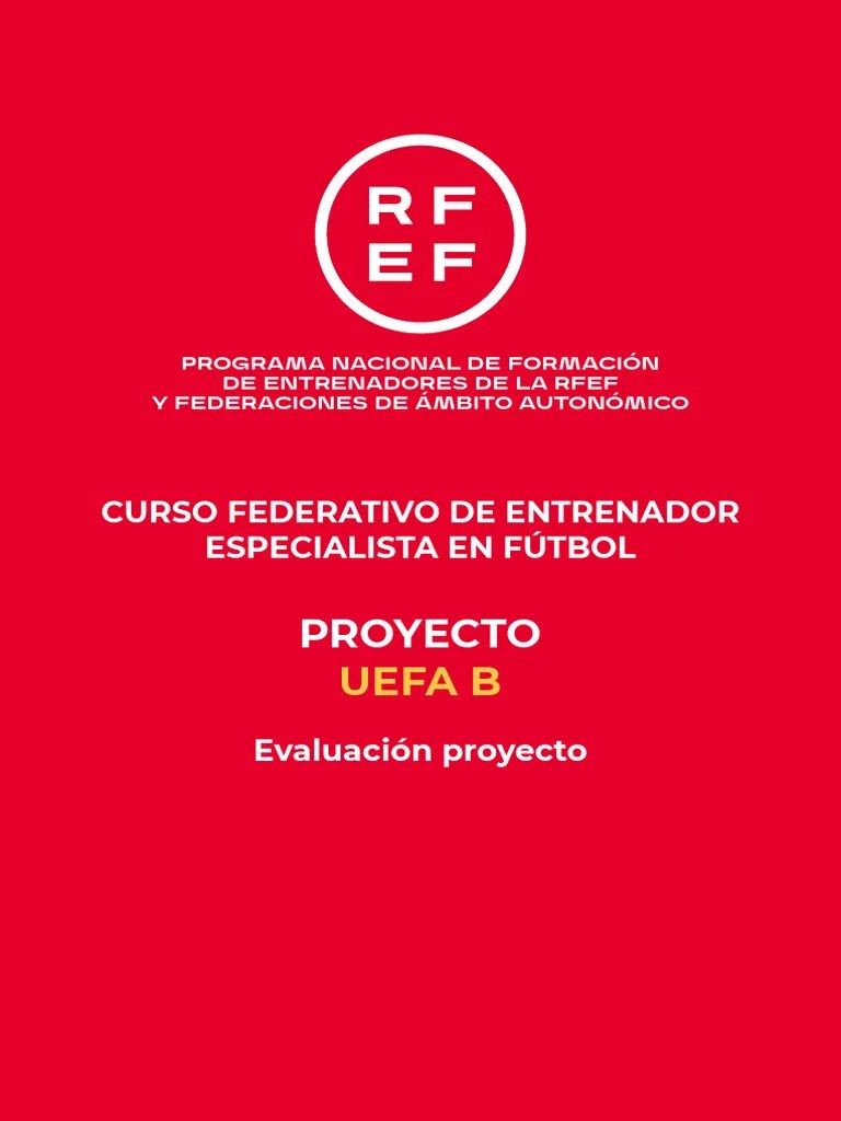 Proyecto Final Uefa B | PDF