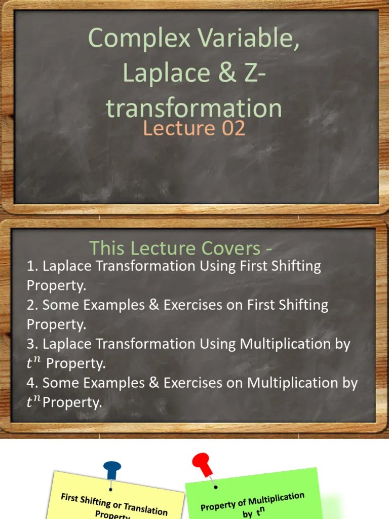 Math3 Lecture02 | PDF | Laplace Transform | Mathematical Physics