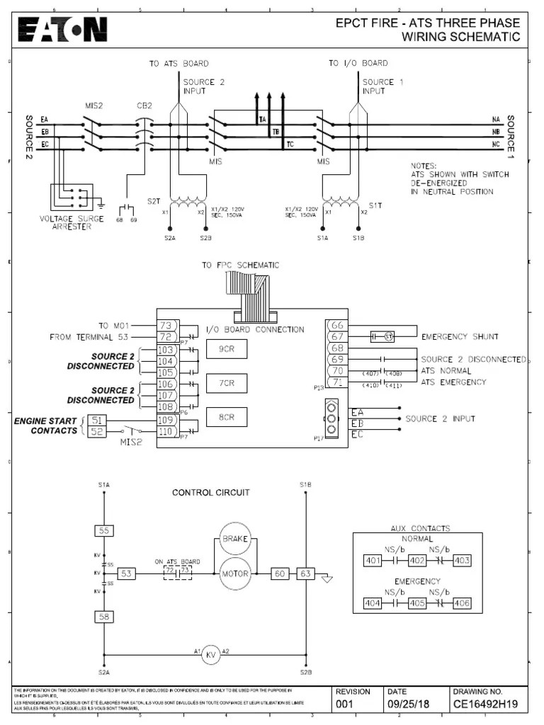 Ats Wiring Schematic | PDF