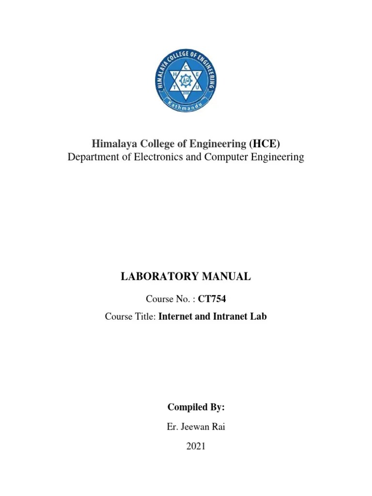 Lab Exercises | PDF | Computer Network | Apache Http Server