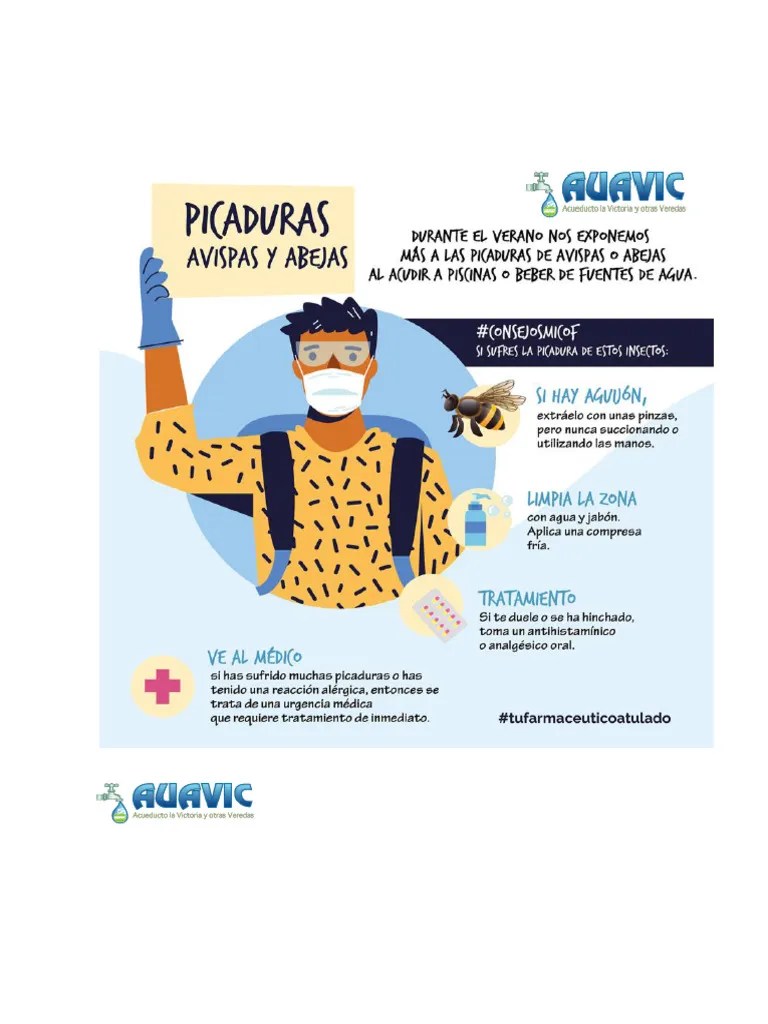 Folleto Picadura De Abejas Victoria | PDF