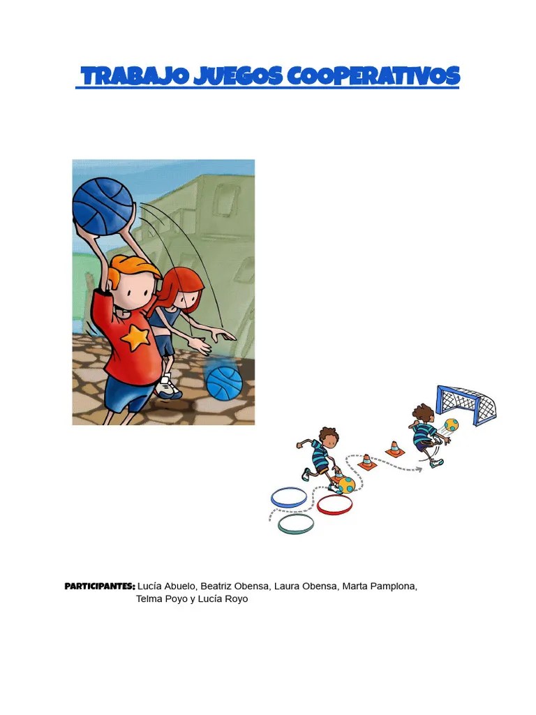 Trabajo Juegos Cooperativos | PDF