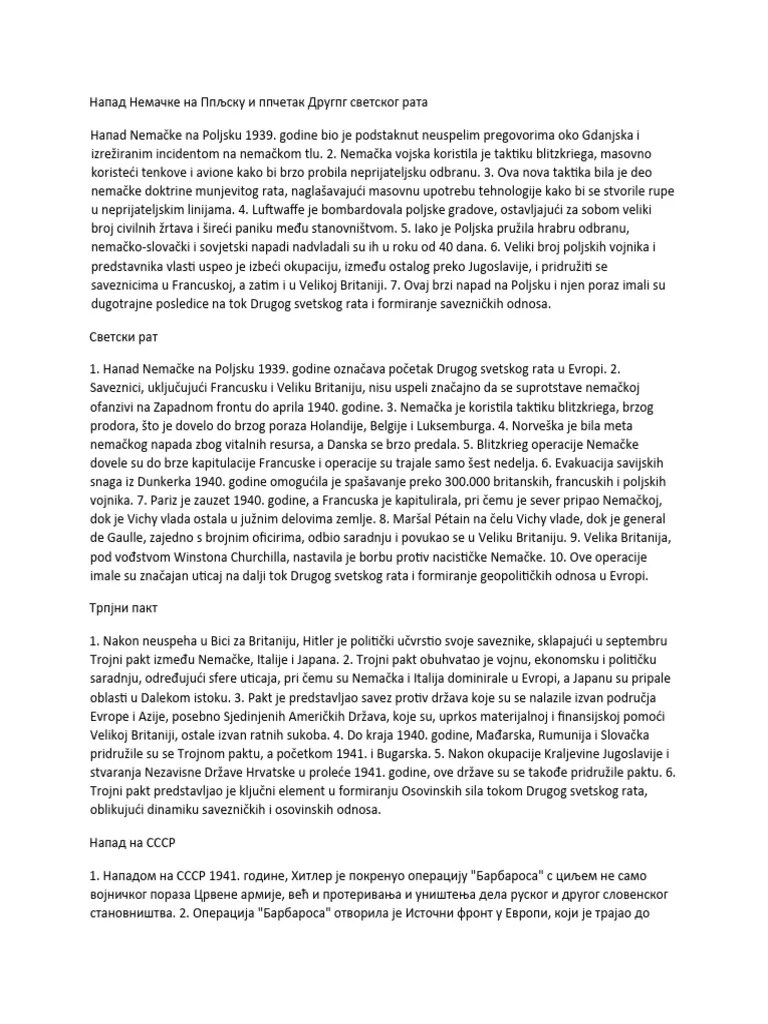 питања-за-Други-светски-рат-odgovori 2 | PDF