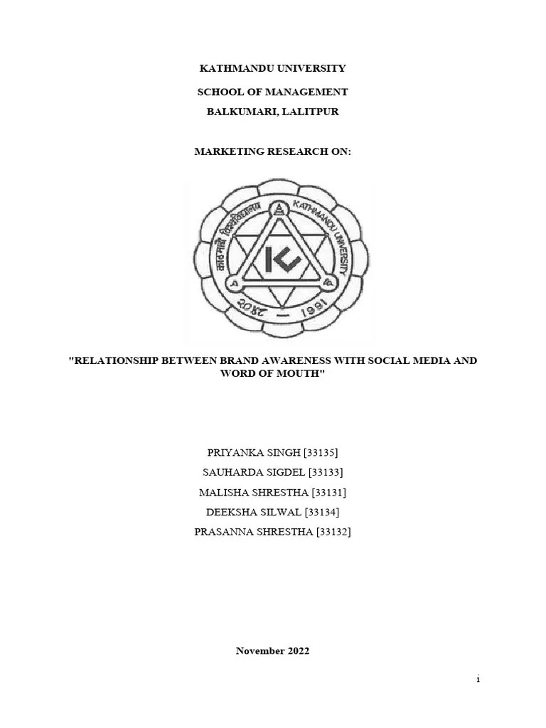 Marketing Research | Download Free PDF | Brand | Marketing