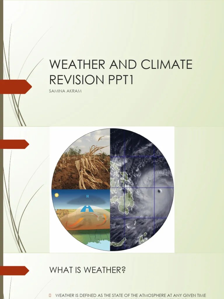 Weather And Climate | PDF