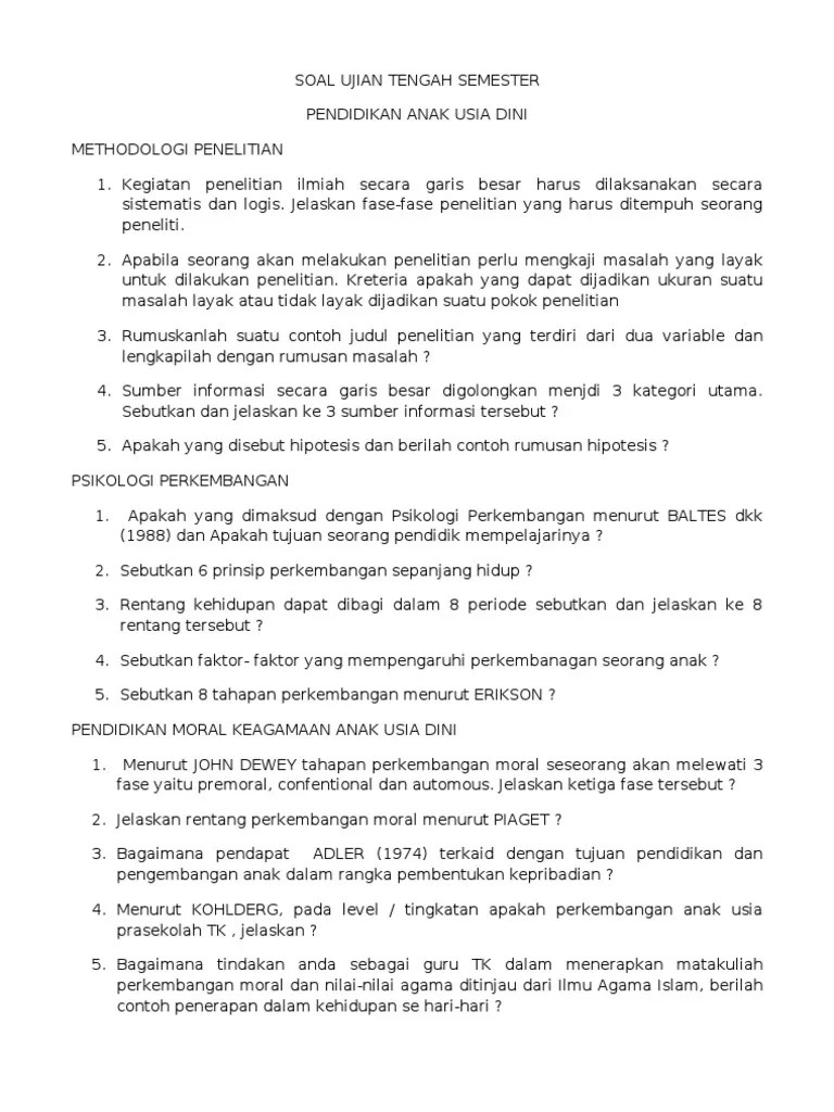 Latihan soal tk kka sesi 1. Download Soal Paud 4301 Pembaharuan Pendidikan Tk Tahun 2017