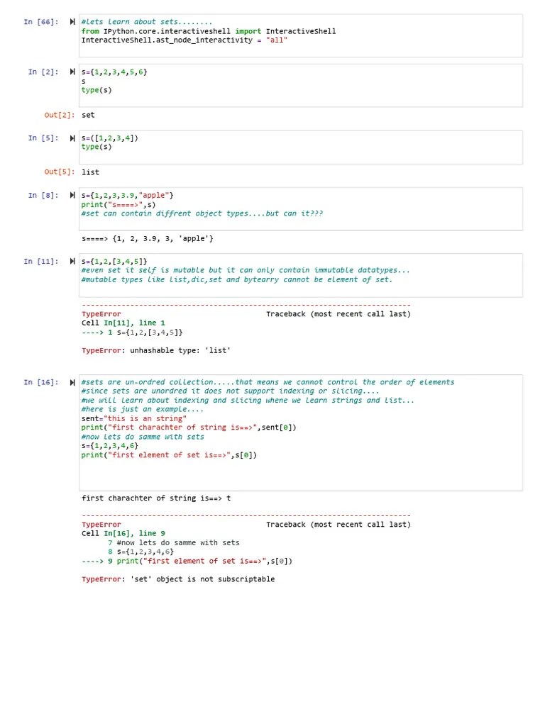 Set1 - Jupyter Notebook - 091348 | PDF | Software Development ...