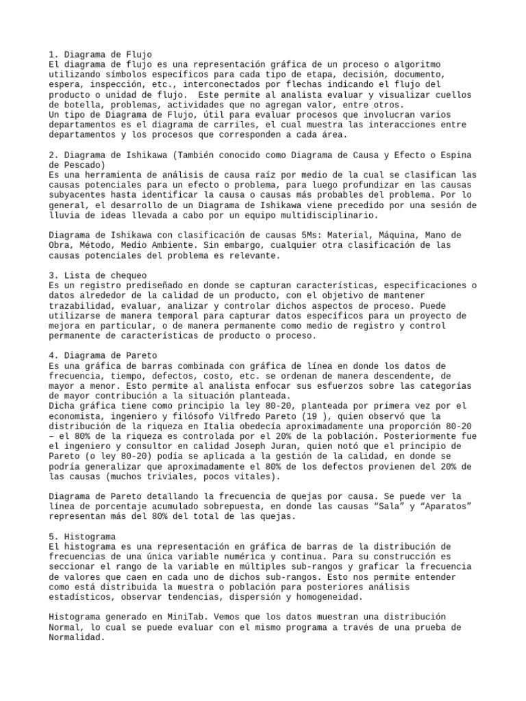 Herramientas De La Calidad | PDF | Histograma