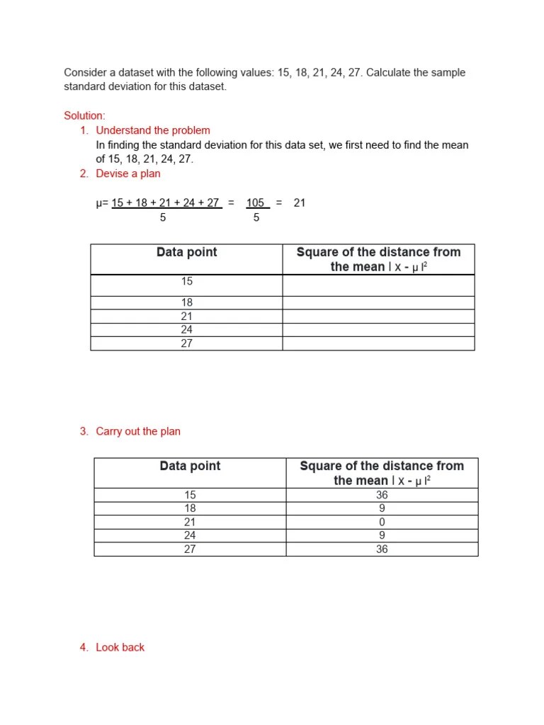 4 Basic Steps Of Problem Solving | PDF