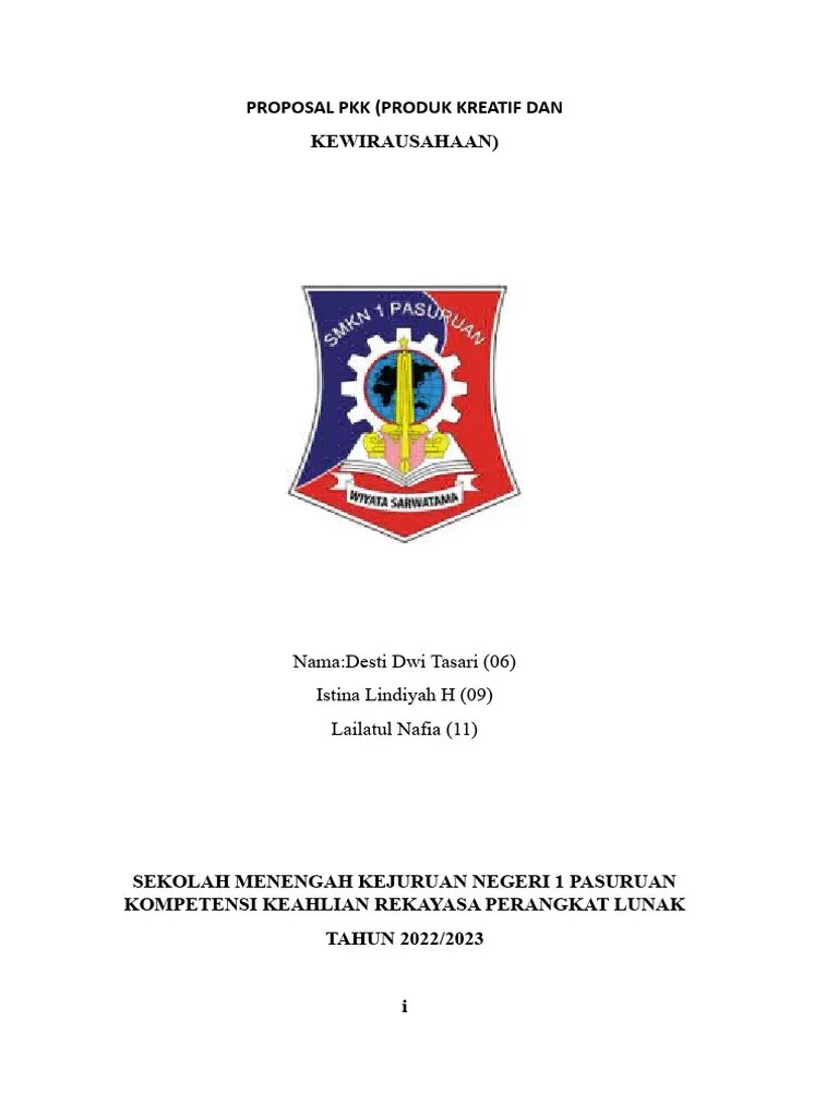 Proposal Pkk Pdf Bisnis