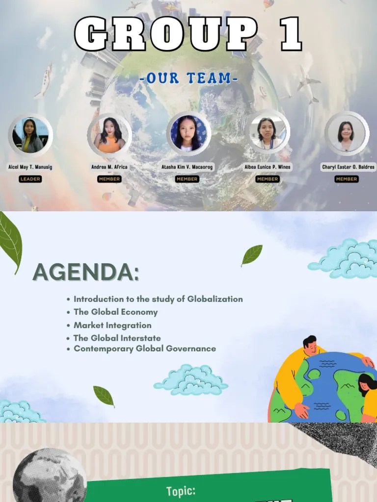 Group 1 Contemporary World Globalization | PDF | Globalization | World Systems Theory