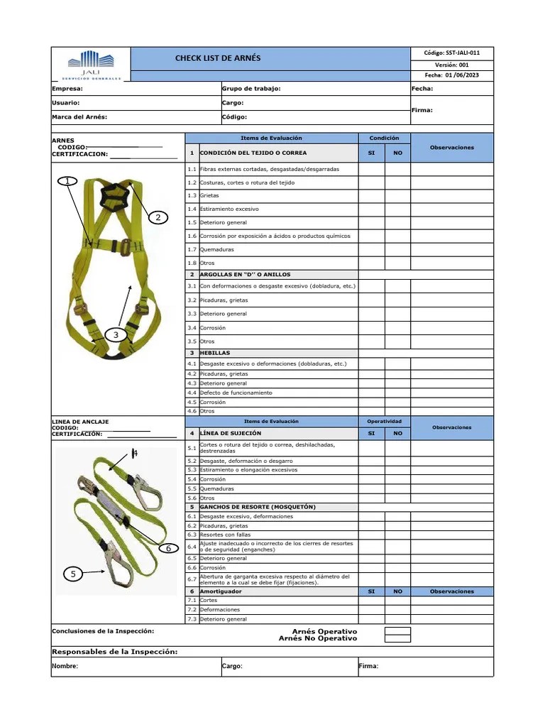 Check List De Arnes | PDF
