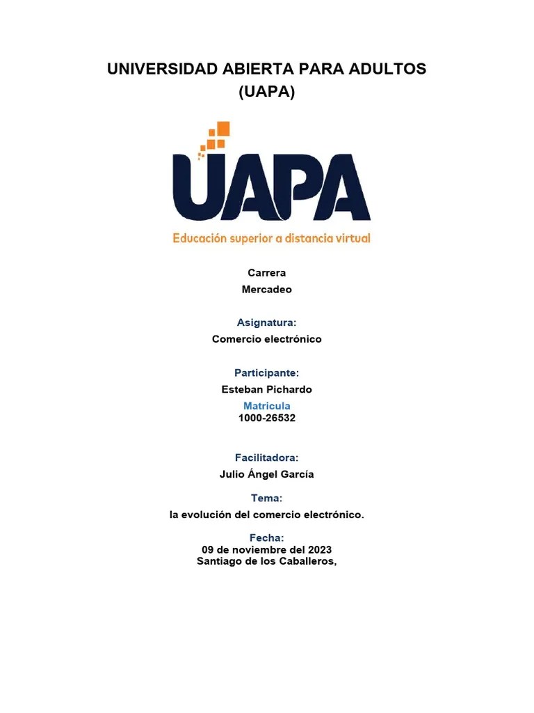 Tarea 1 De Comercio Electonicos La Evolución Del Comercio Electrónico. | PDF | Comercio ...