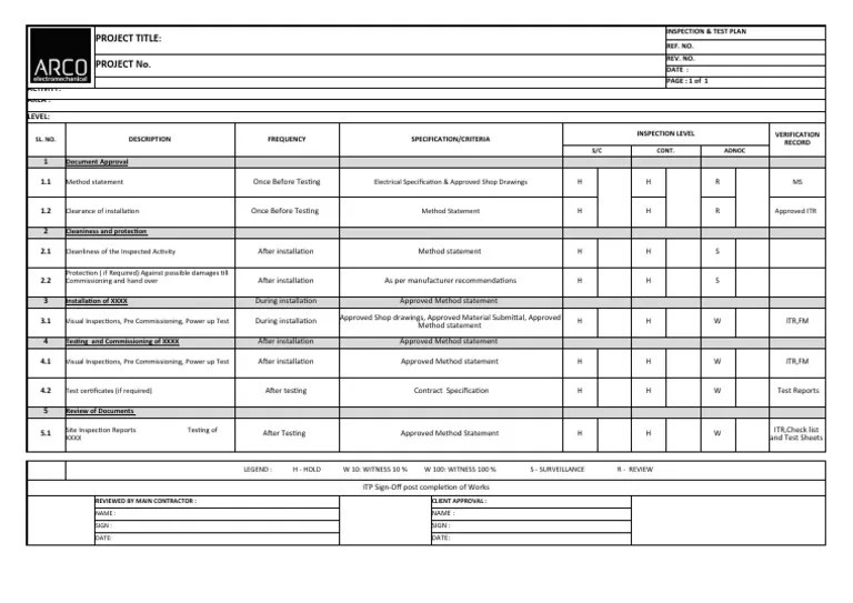 Itp Format | PDF