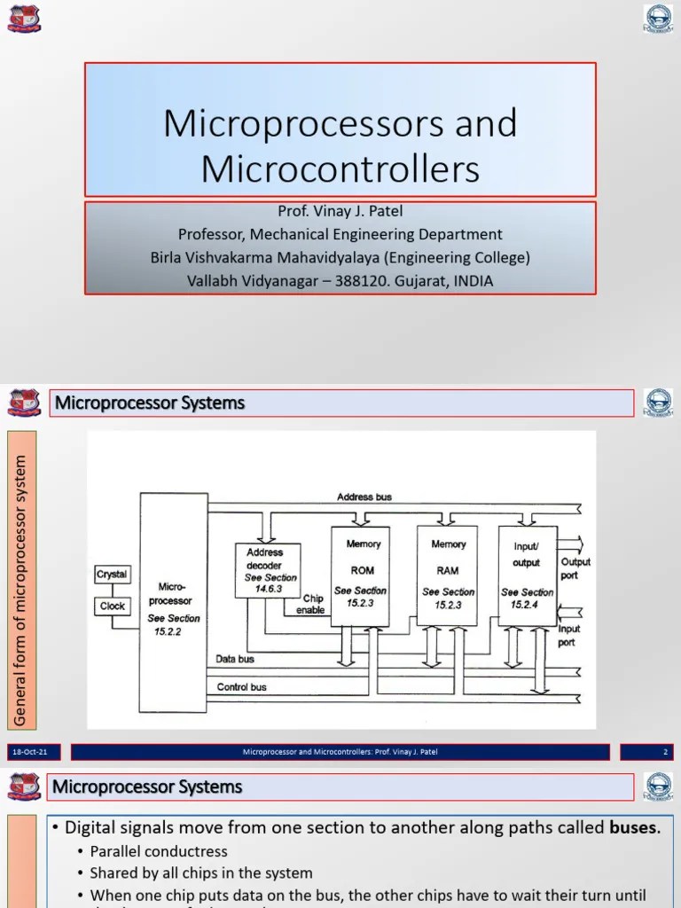Microprocessors And Microcontrollers | PDF | Microcontroller | Central ...