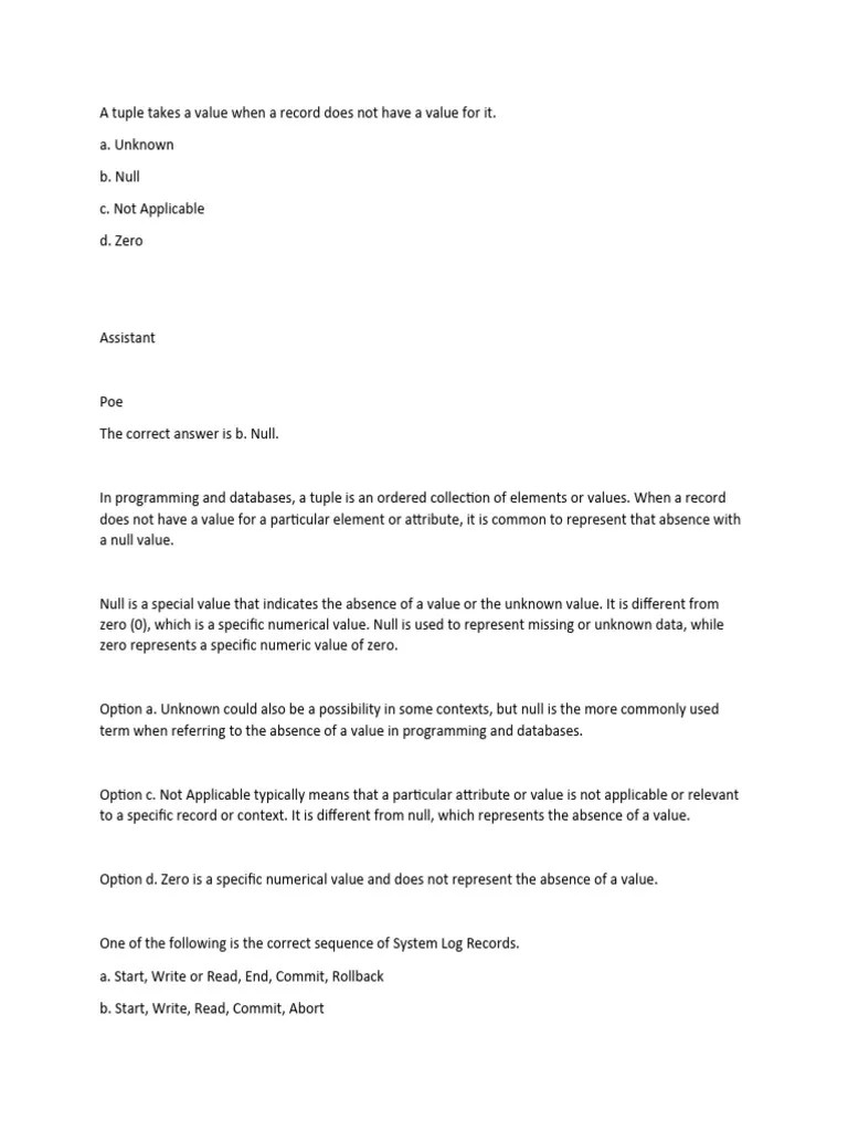 Database | PDF | Database Transaction | Acid