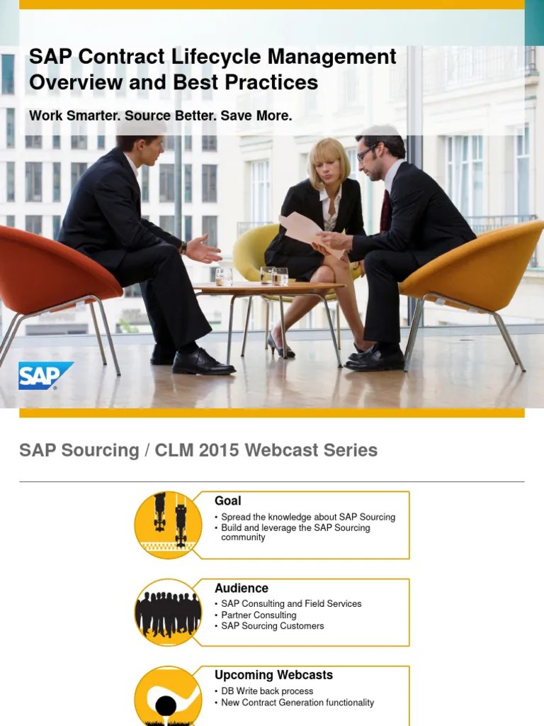 SAP Sourcing - CLM Webcast - Contract Management Best Practices ...