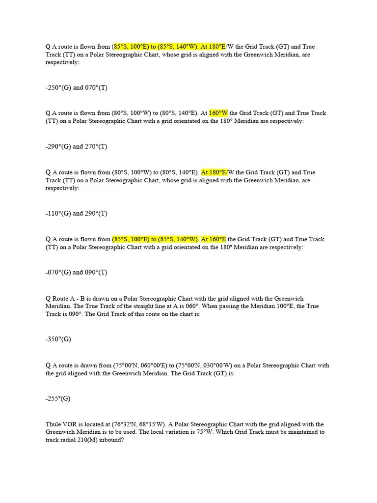 Atpl Nav | PDF | Latitude | Analytic Geometry