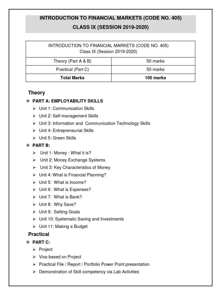 405-Introduction Financial Markets | PDF