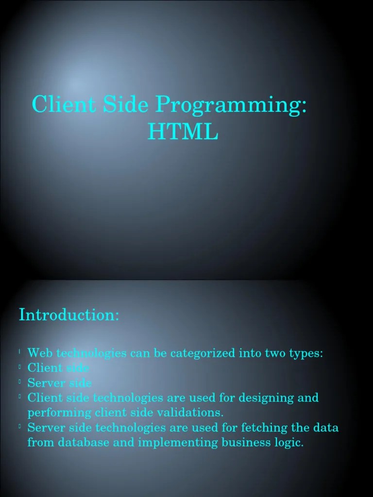 HTML1 | PDF | Html | Html Element
