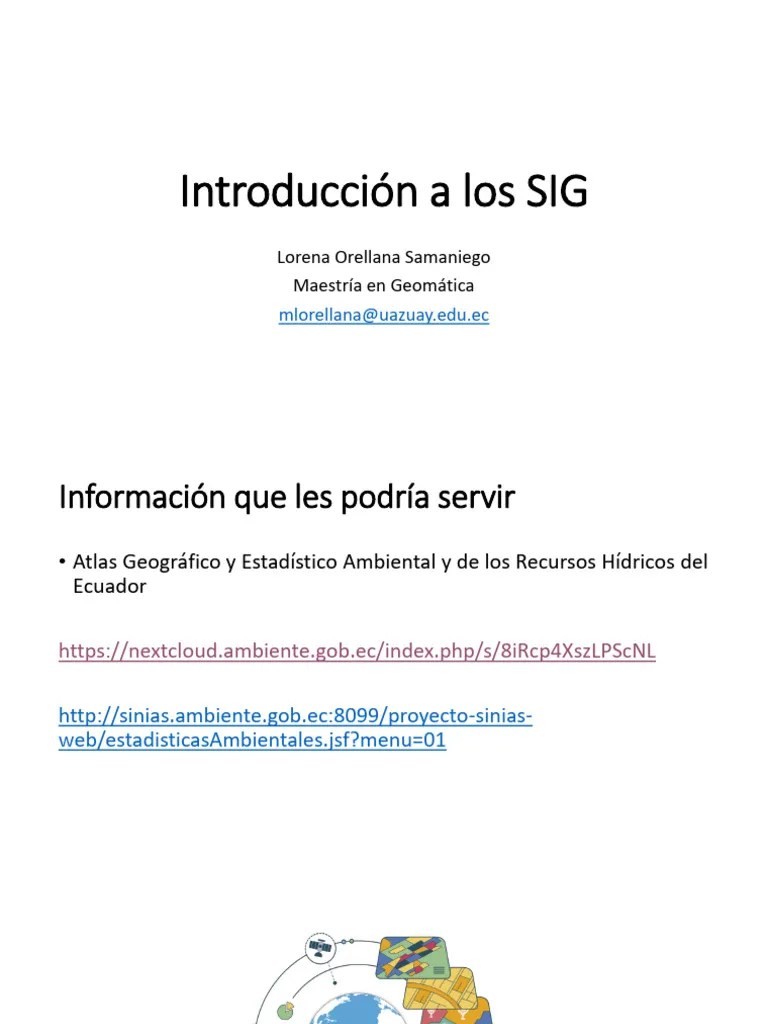 Introduccion A Los Sig - P2 | PDF | Sistema De Información Geográfica | Matemáticas Aplicadas