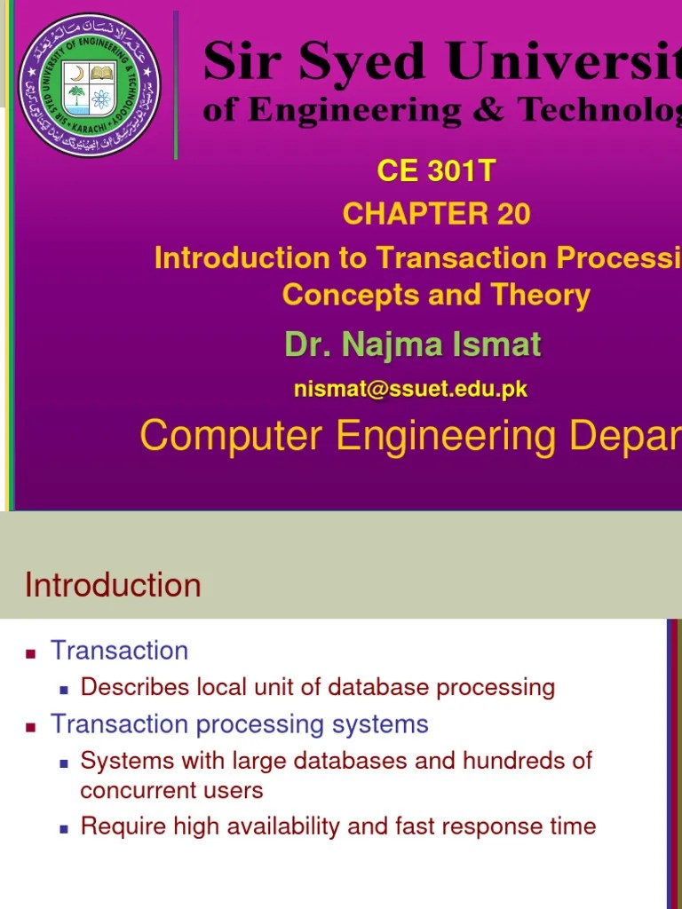 Chapter 20 | PDF | Database Transaction | Databases