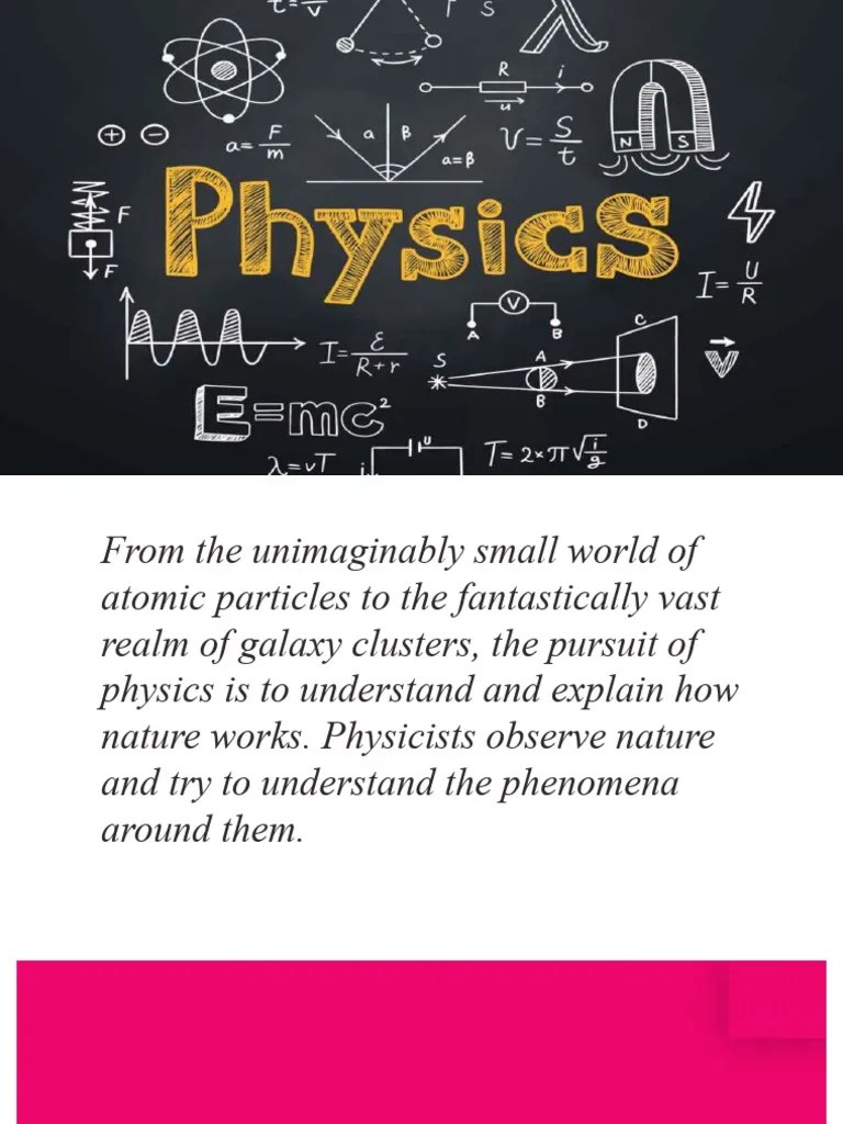 Q3 PPT Physics And Its Branches | PDF | Physics | Light