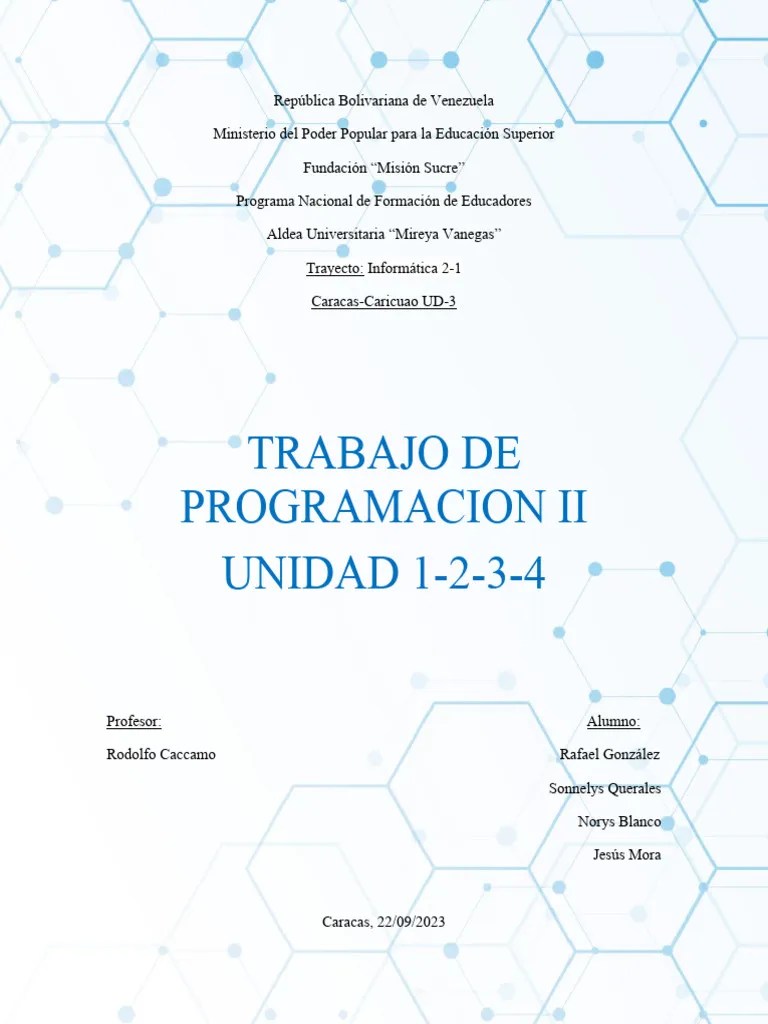 Trabajo De Programacion Ii | PDF | Lenguaje De Modelado Unificado ...