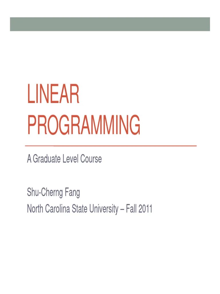 Lecture 0 | PDF | Linear Programming | Theoretical Computer Science