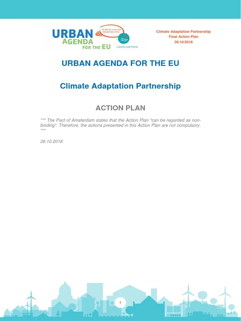 Action Plan - Climate Adaptation | PDF | European Union | Climate ...