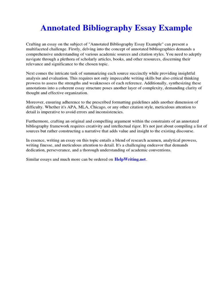 Annotated Bibliography Essay Example | PDF | Multiprotocol Label ...