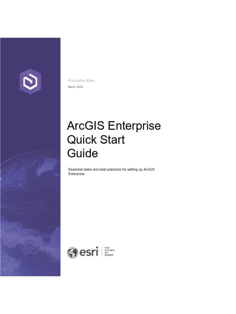 Quickstart Arcgis Enterprise | PDF