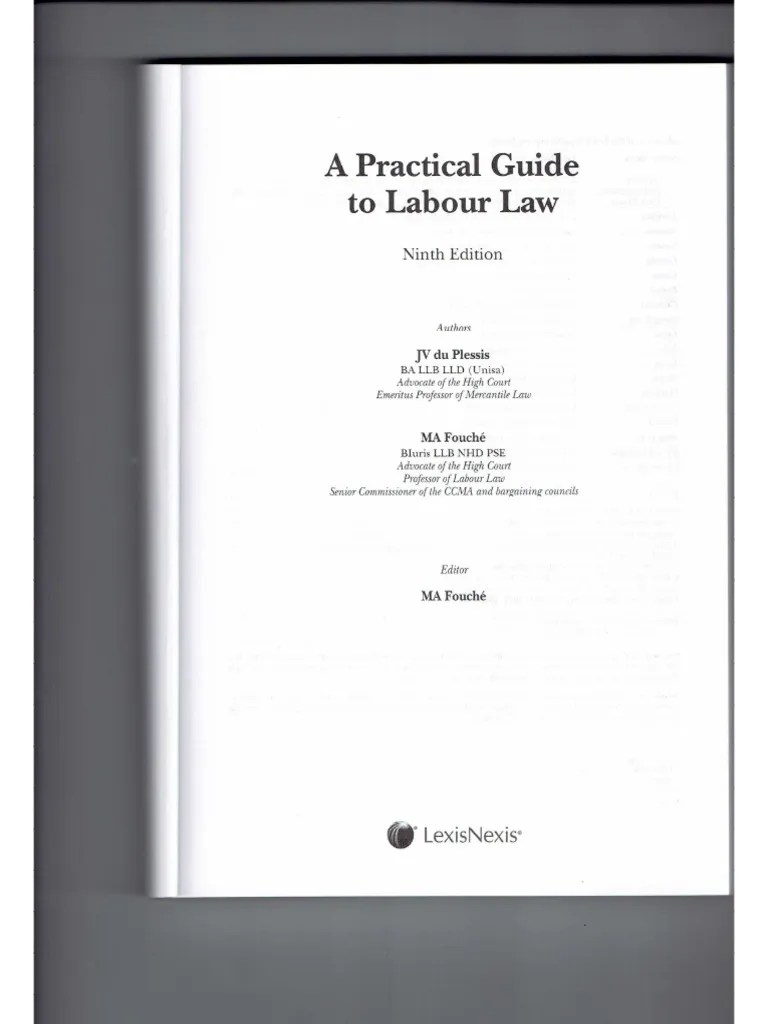 A Practical Guide To Labour Law | PDF