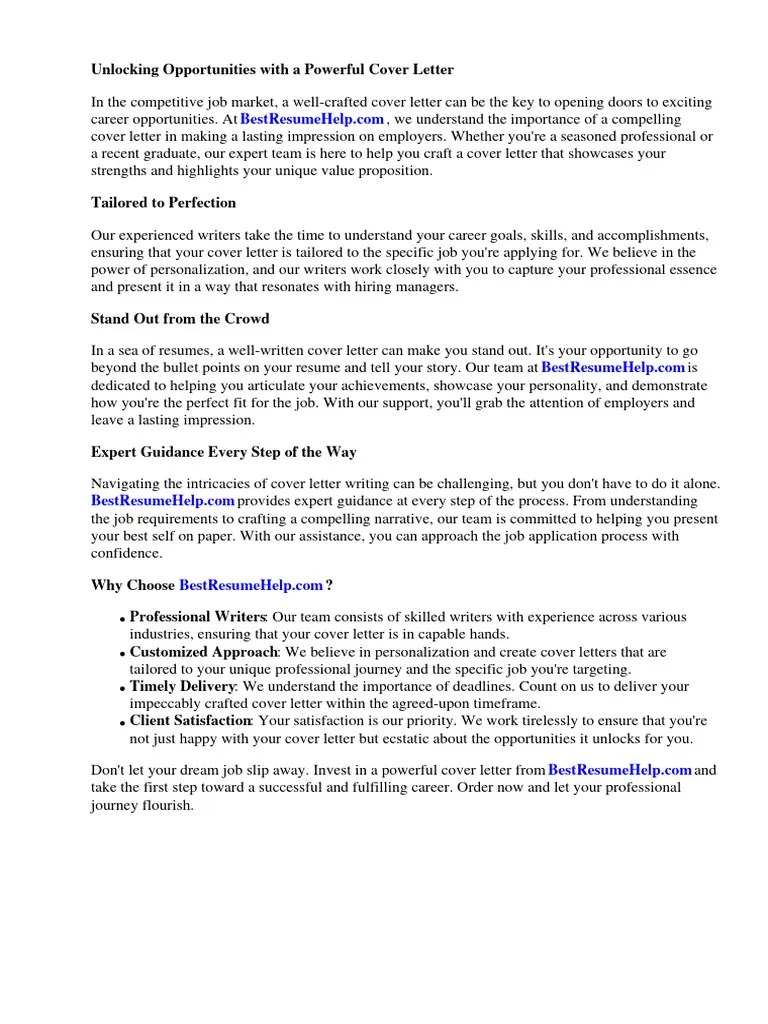 Cover Letter Template Word Australia | PDF | Résumé | Recruitment