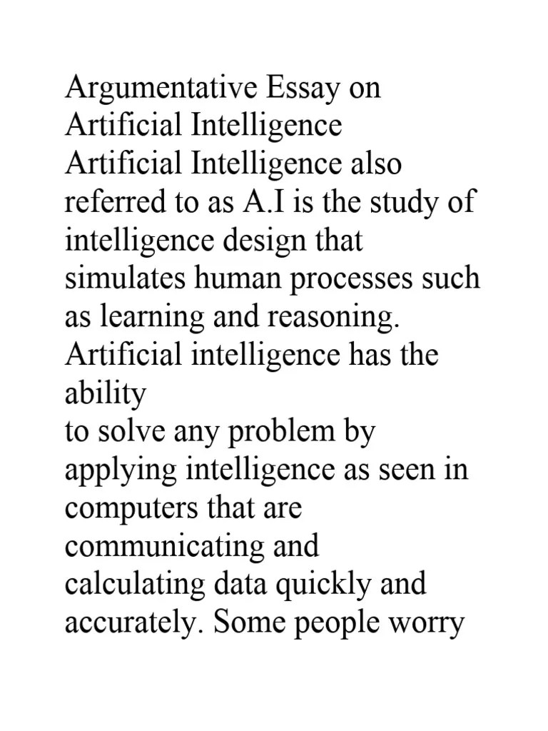 Artificial Intelligence Article | PDF | Intelligence | Artificial Intelligence