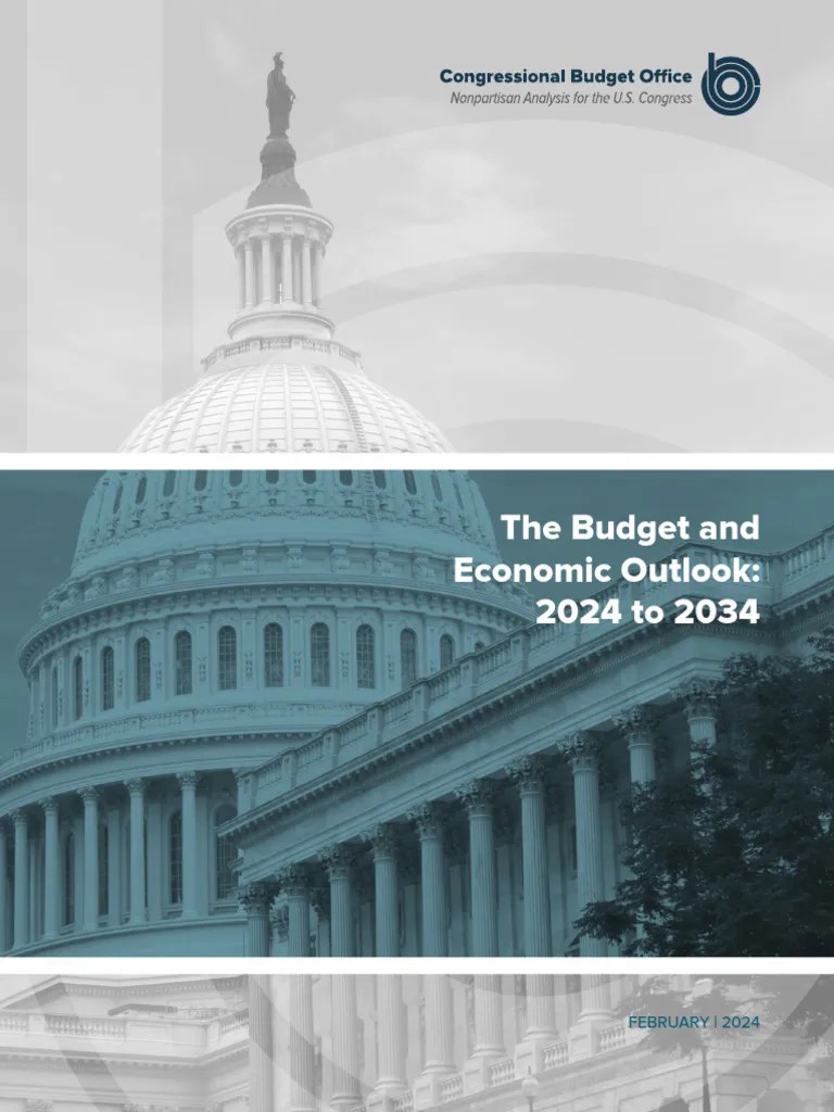 The Budget And Economic Outlook - 2024 To 2034 | PDF | Baseline (Budgeting) | Government Budget ...