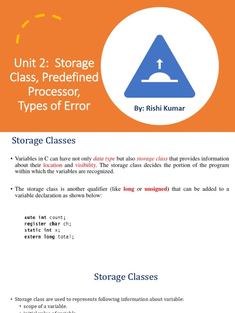 Lecture 3 Unit 2 Types Of Errors | PDF | Variable (Computer Science ...