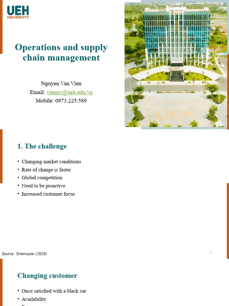 Introduction To Operations And Supply Chain Management | Download Free ...