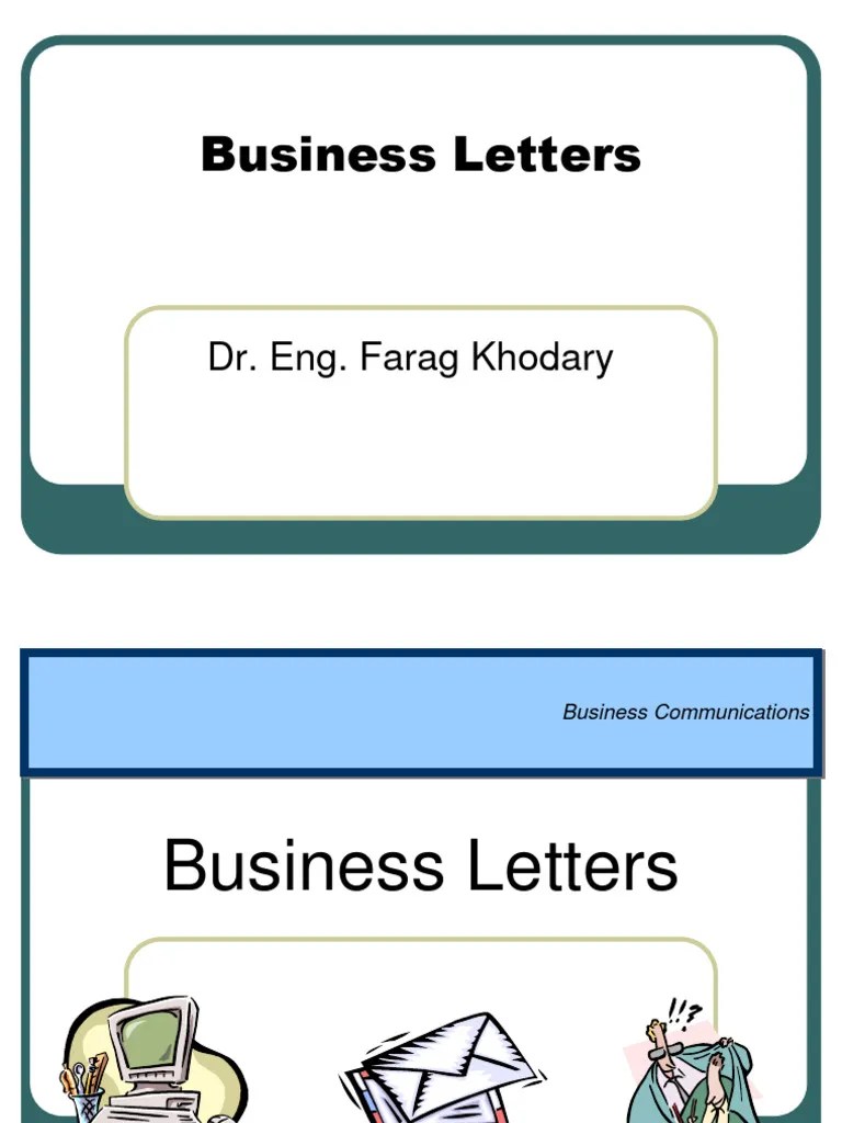Business Letters | PDF | Madam | Communication
