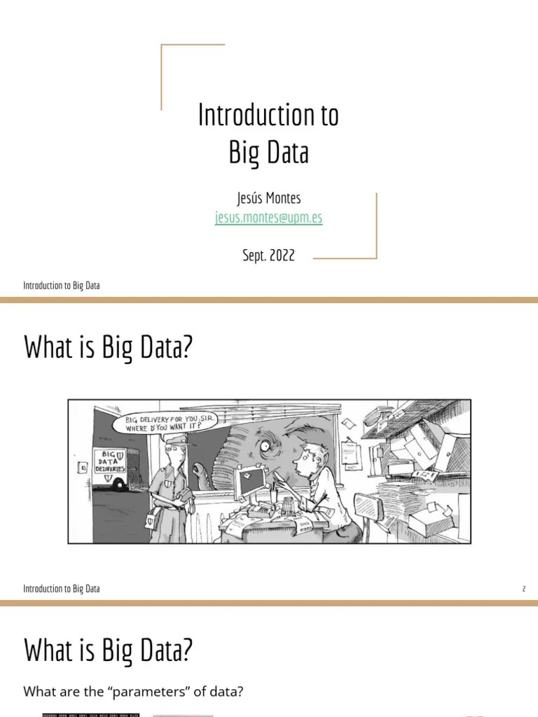 Introduction To Big Data | PDF | Big Data | Data Science