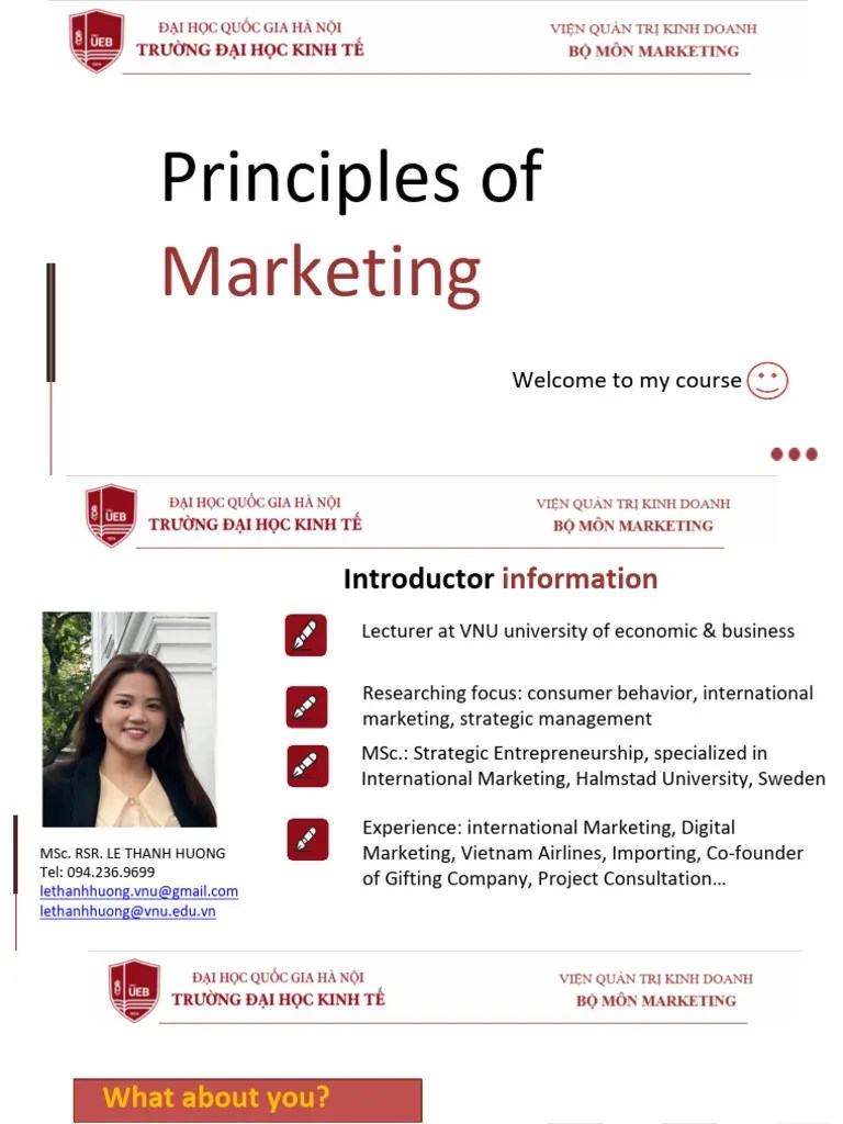 Chapter 1 - An Introduction To Marketing | PDF | Marketing | Marketing ...