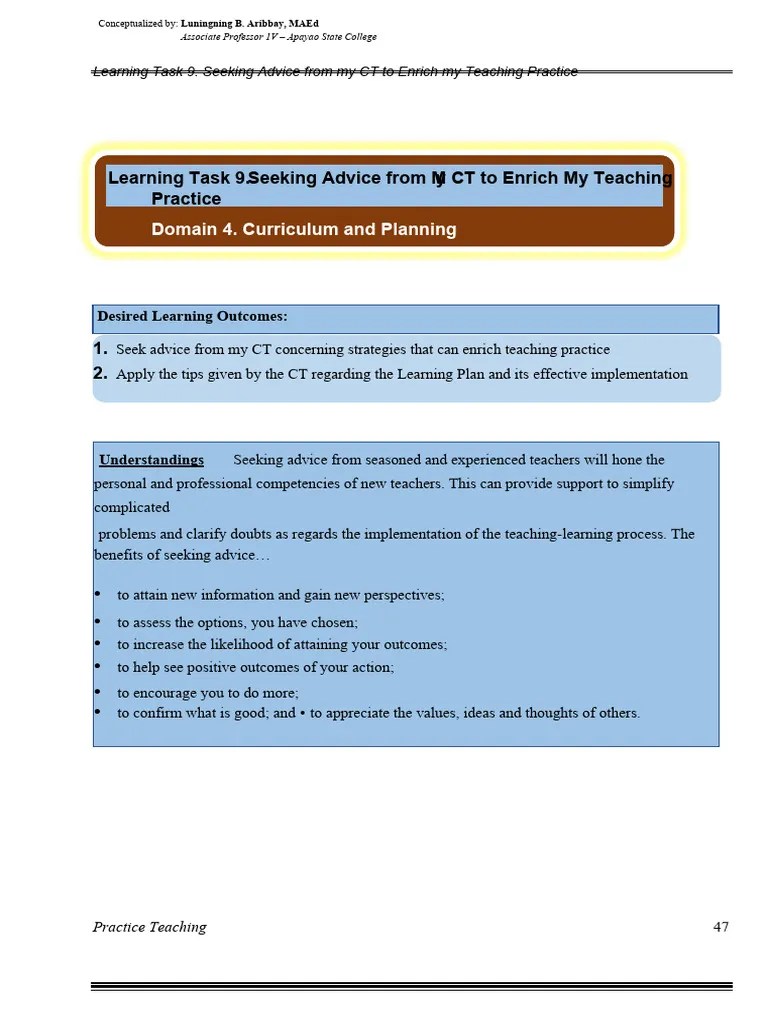 Learning Task 9 | Download Free PDF | Psychology | Cognitive Psychology