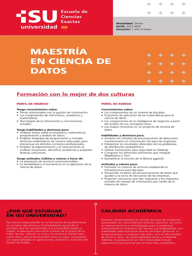 Maestria En Ciencia De Datos | PDF